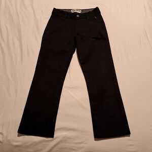 Billabong boys size 5 black chino EUC